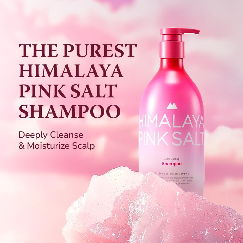 HIMALAYA PINKSALT exfoliating powder closeup for gentle buildup removal.