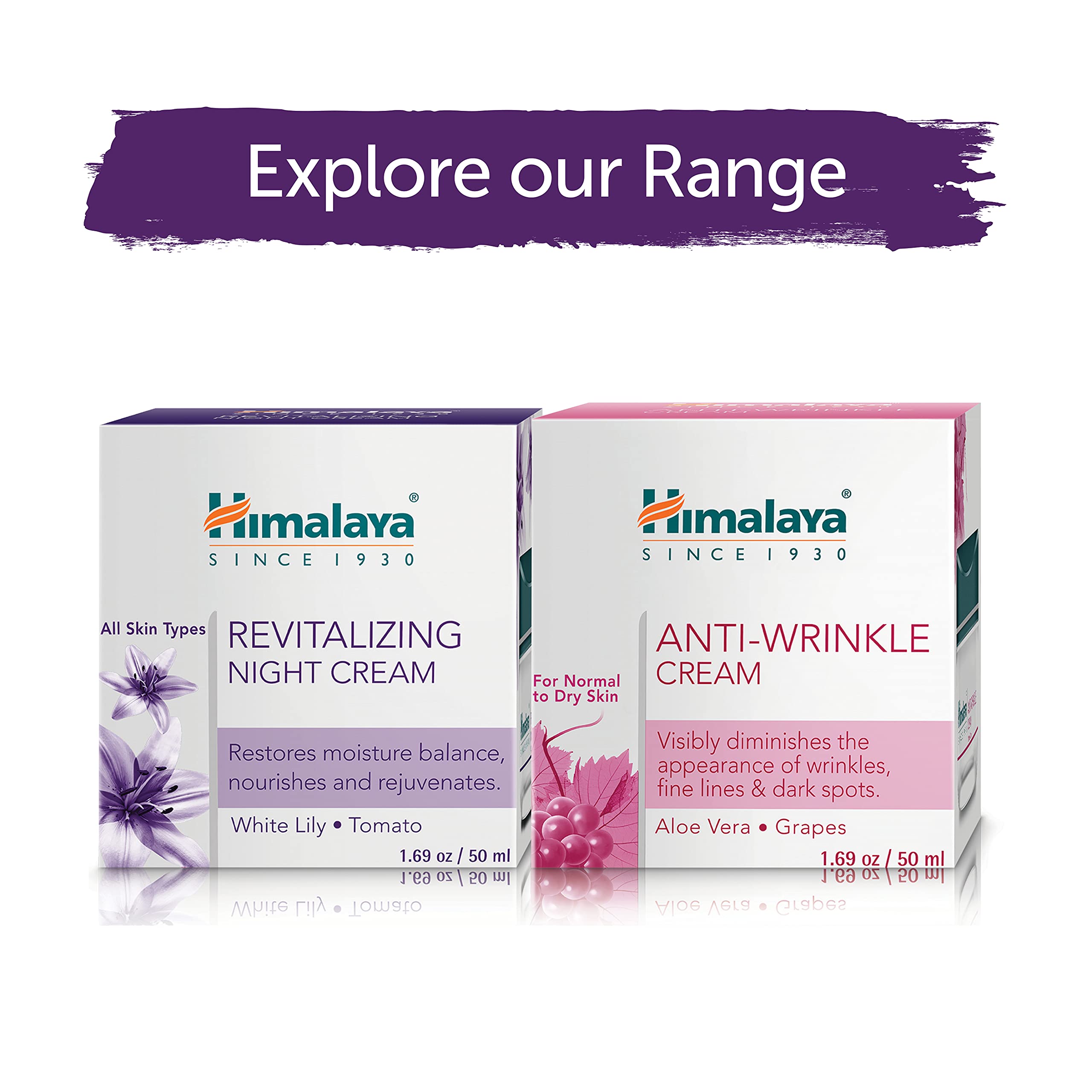 Himalaya Revitalizing Night Cream pack of 2 shown for affordable daily luxury skincare.