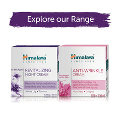 Himalaya Revitalizing Night Cream pack of 2 shown for affordable daily luxury skincare.