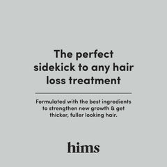 Hims & Hers packaging on shelf communicates complete routine care.