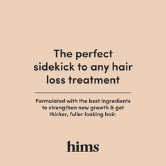 Hims Thick Fix leaves hair looking smoother after use.