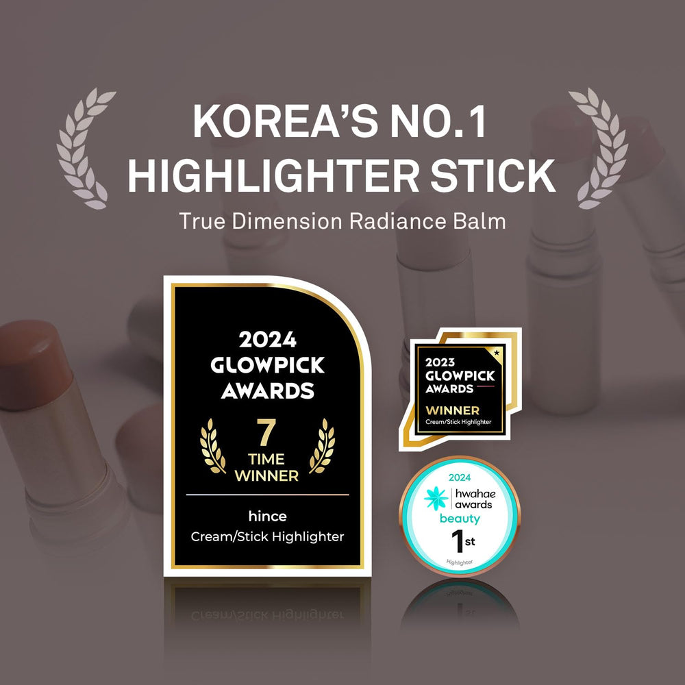 HINCE True Dimension Radiance Balm on skin creates translucent glow.
