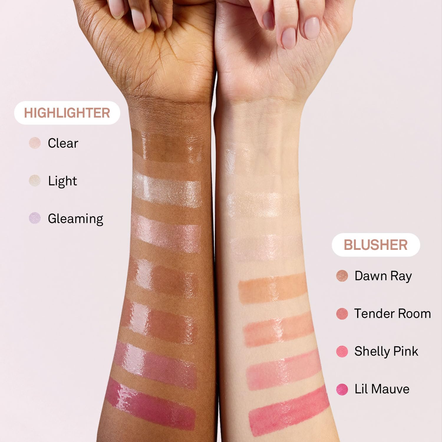 HINCE True Dimension Radiance Balm provides lip glow and cohesion.