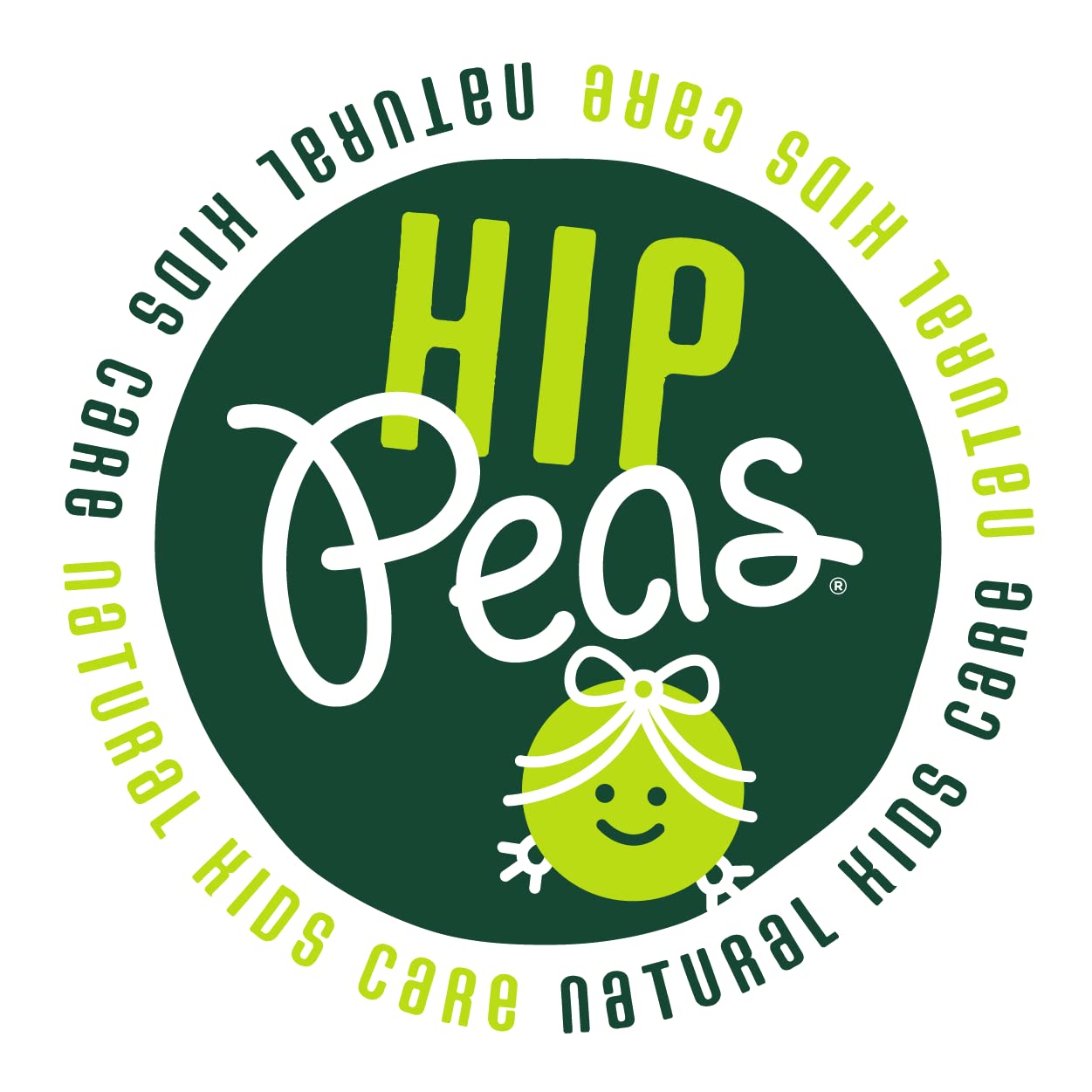 Hip Peas Shampoo vegan and cruelty-free label on bottle.