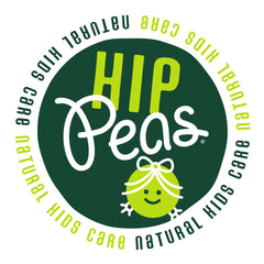 Hip Peas Shampoo vegan and cruelty-free label on bottle.