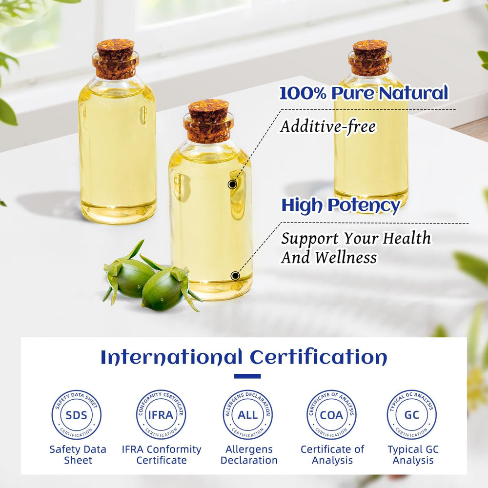 HIQILI Jojoba oil skin care for facial nourishment.