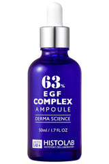 Histolab EGF Complex Ampoule bottle close-up highlighting premium packaging and wrinkle care potential