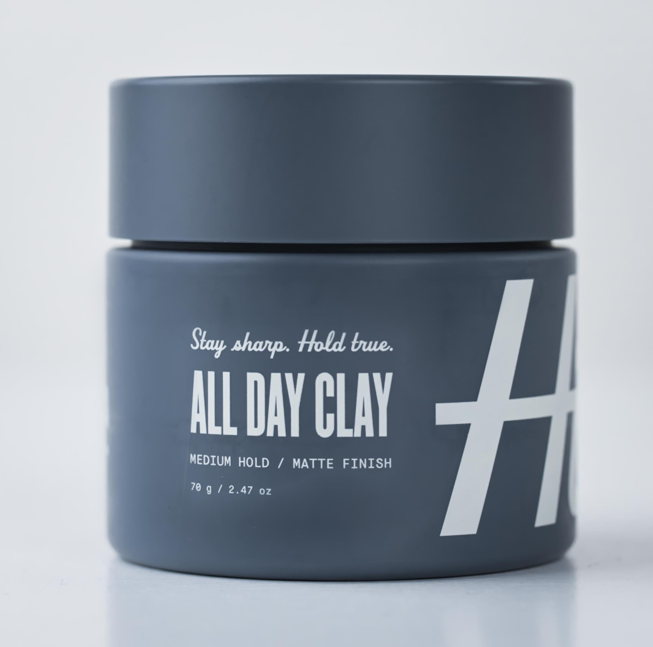 Hitch All Day Clay beeswax structure supports durable hold.