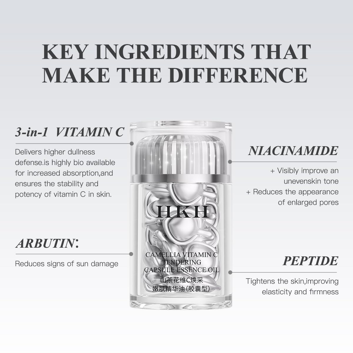 HKH formula suitable for all skin types including sensitive skin