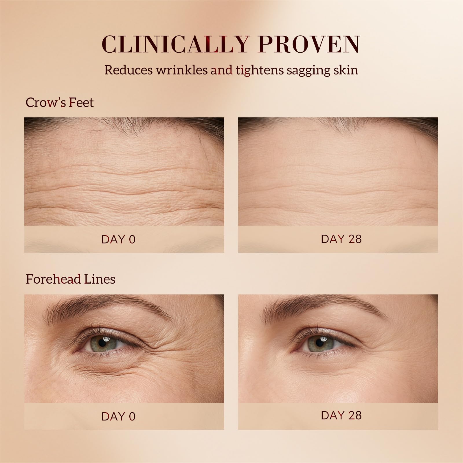 Applying HKH Bakuchiol Serum at night on cleansed skin.