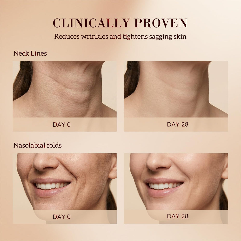 Rock Rose extract and peptides highlighted among HKH serum ingredients.
