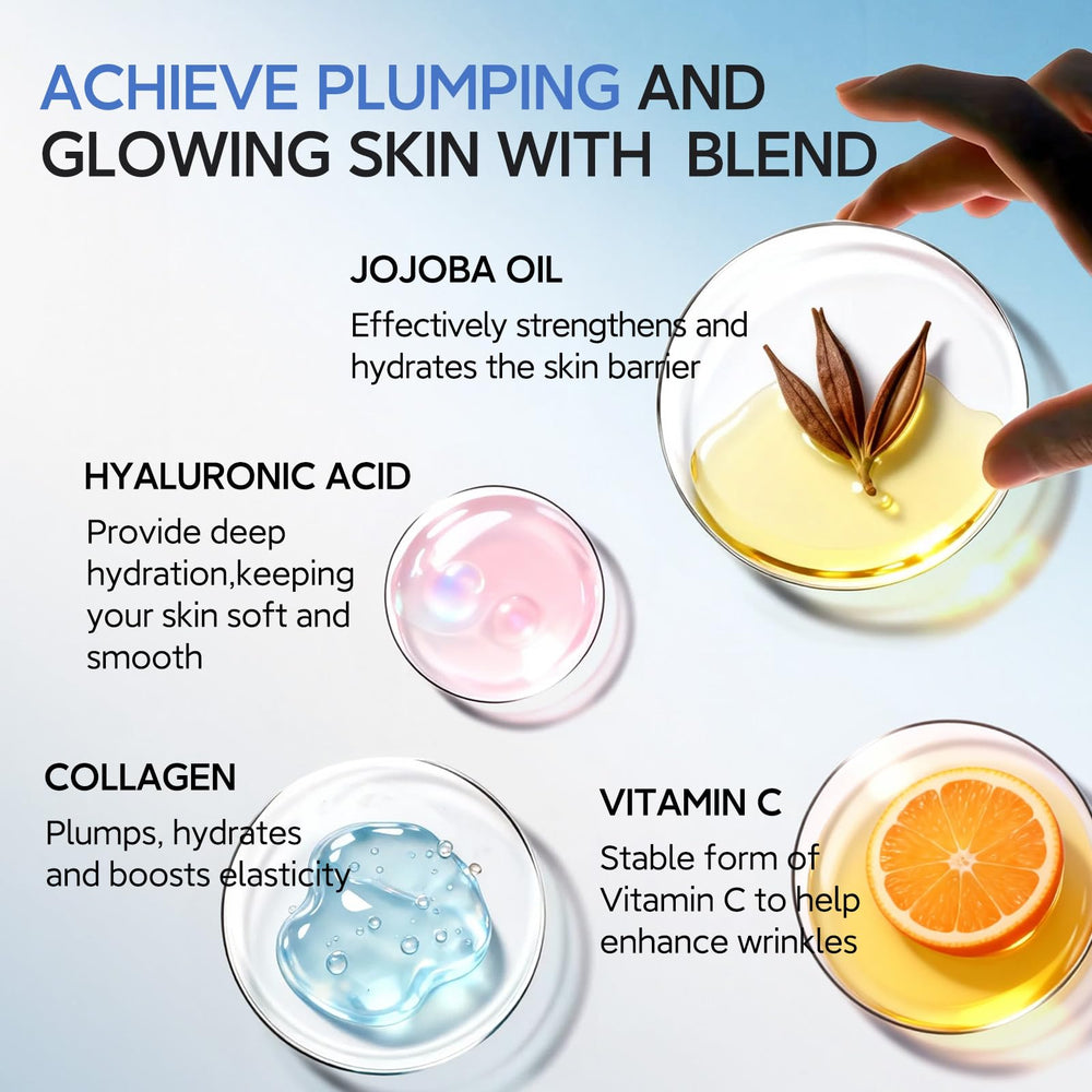 Hydration-focused HKH Serum delivering a hydrated, plump look with hyaluronic acid