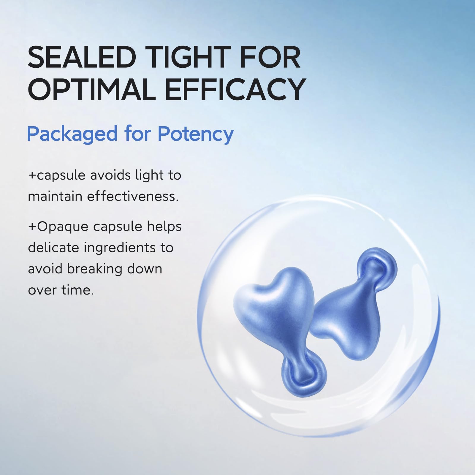 Ingredient close-up on HKH Serum highlighting hyaluronic acid and copper peptides