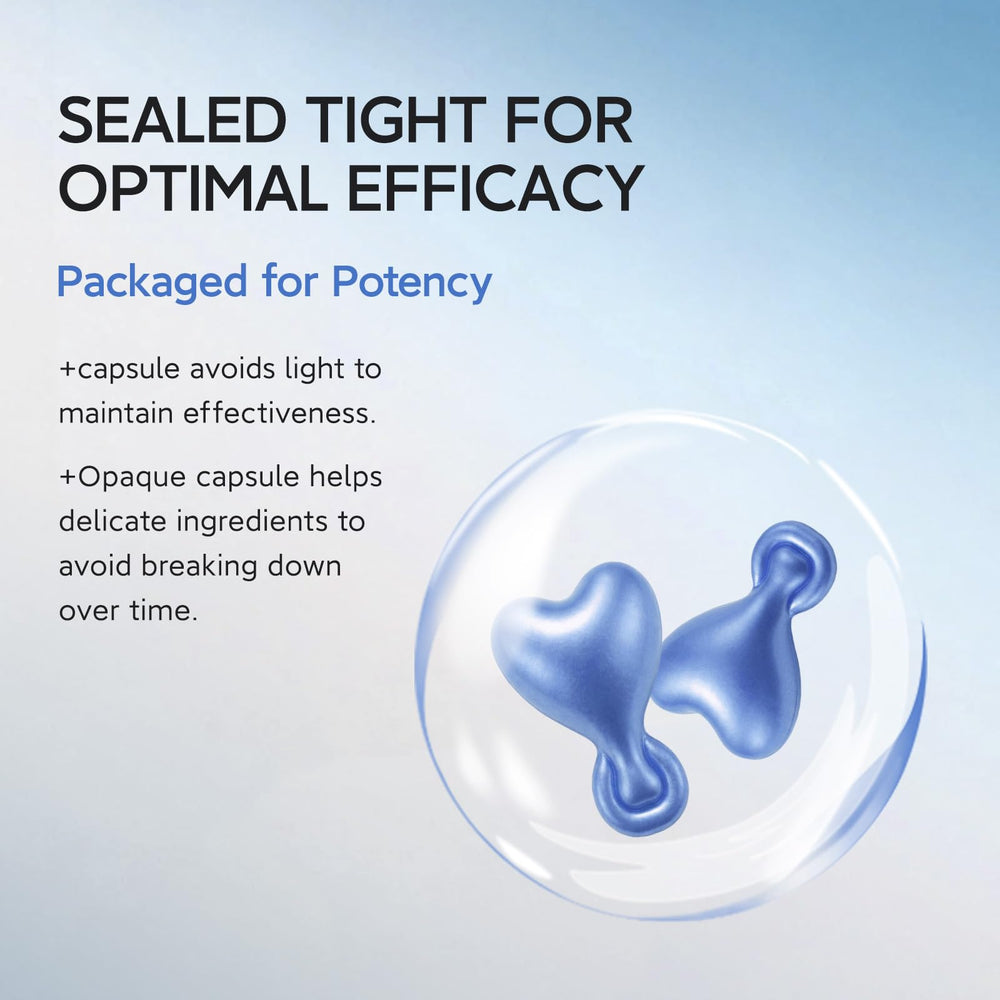 Ingredient close-up on HKH Serum highlighting hyaluronic acid and copper peptides