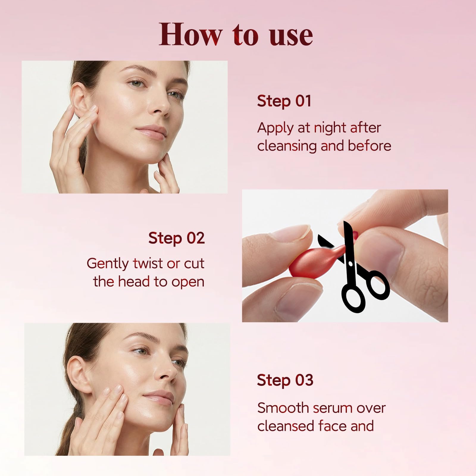 HKH Peptide Serum Capsules close-up cap design keeps contents clean