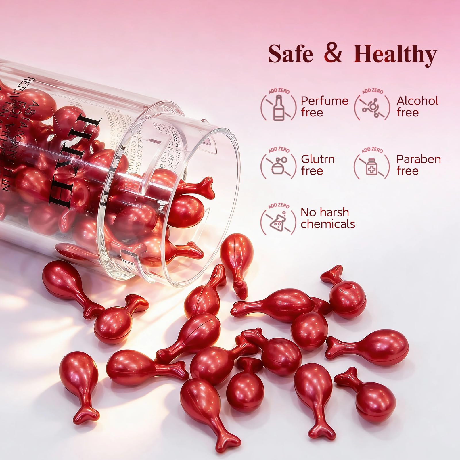 HKH Peptide Serum Capsules are travel-ready for on-the-go skincare