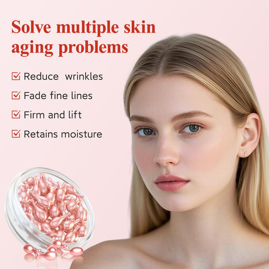 HKH Retinol Serum capsules pack with individually sealed capsules for precise dosing.