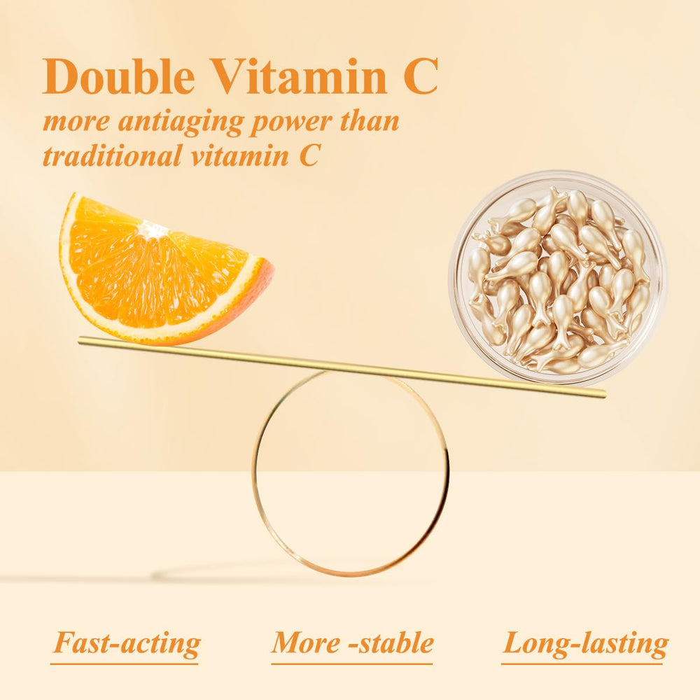HKH vitamin c serum box label shows brand and product details.