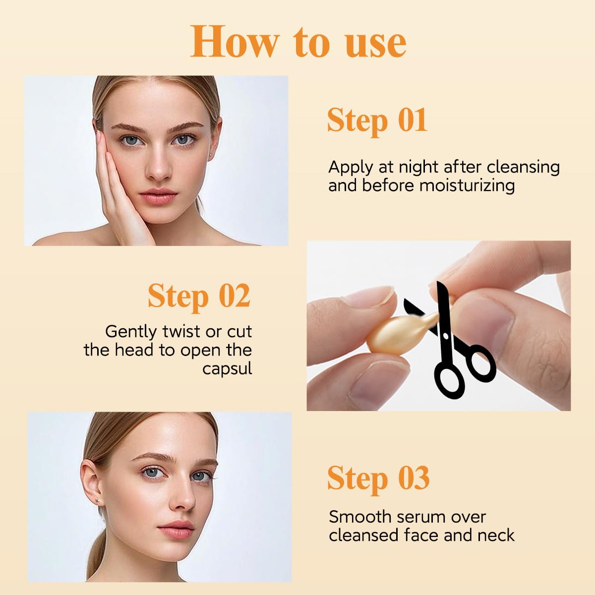HKH Mini scissors included for clean capsule opening on the go.