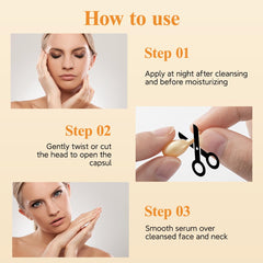 HKH travel-pack with capsules for compact skincare on the go.