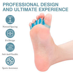 HLOES toe separators showing comfort-fit for daily use