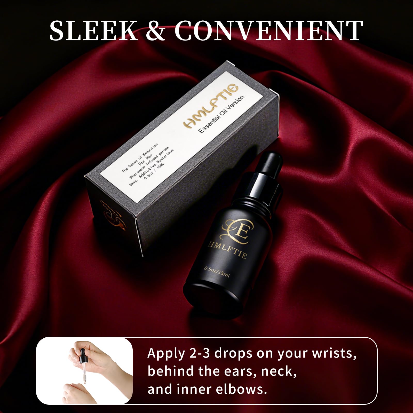 HMLFTIE travel size perfume fits in a purse for on the go.