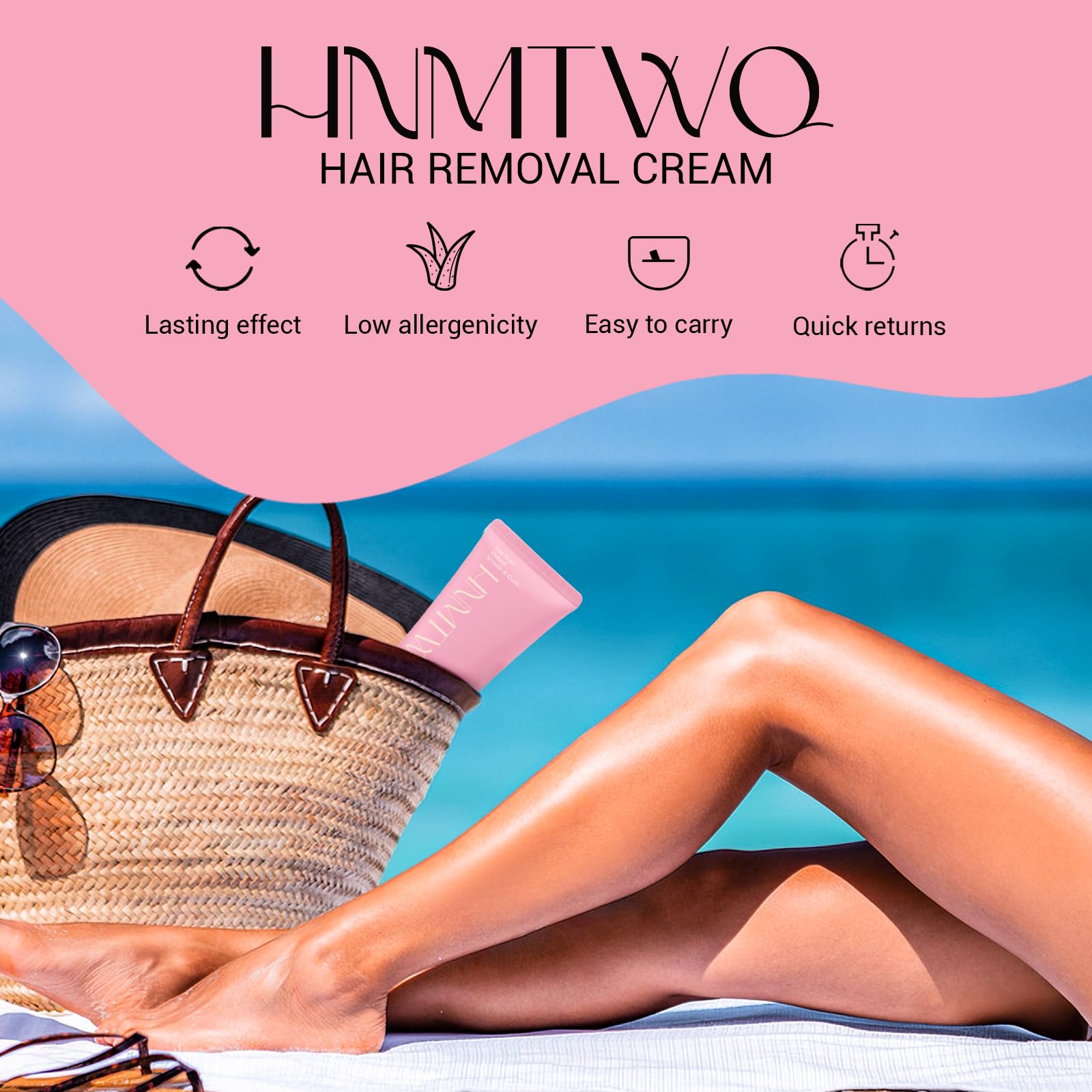 HNMTWQ hair removal cream for arms application for gentle grooming