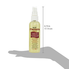 HNP Placenta Original before-after demonstrates reduced frizz and improved elasticity