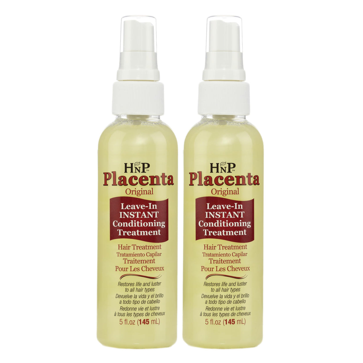 HNP Placenta Original leave-in pump bottle for quick hydration and smoothness
