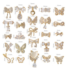 HNUIX butterfly charms are easy to apply with glue and precision tools