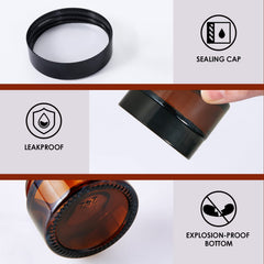 Amber glass from 11 Hoa Kinh offers UV protection for contents.