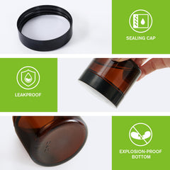 Hoa Kinh travel size 4oz amber jar fits in purses for on the go use.