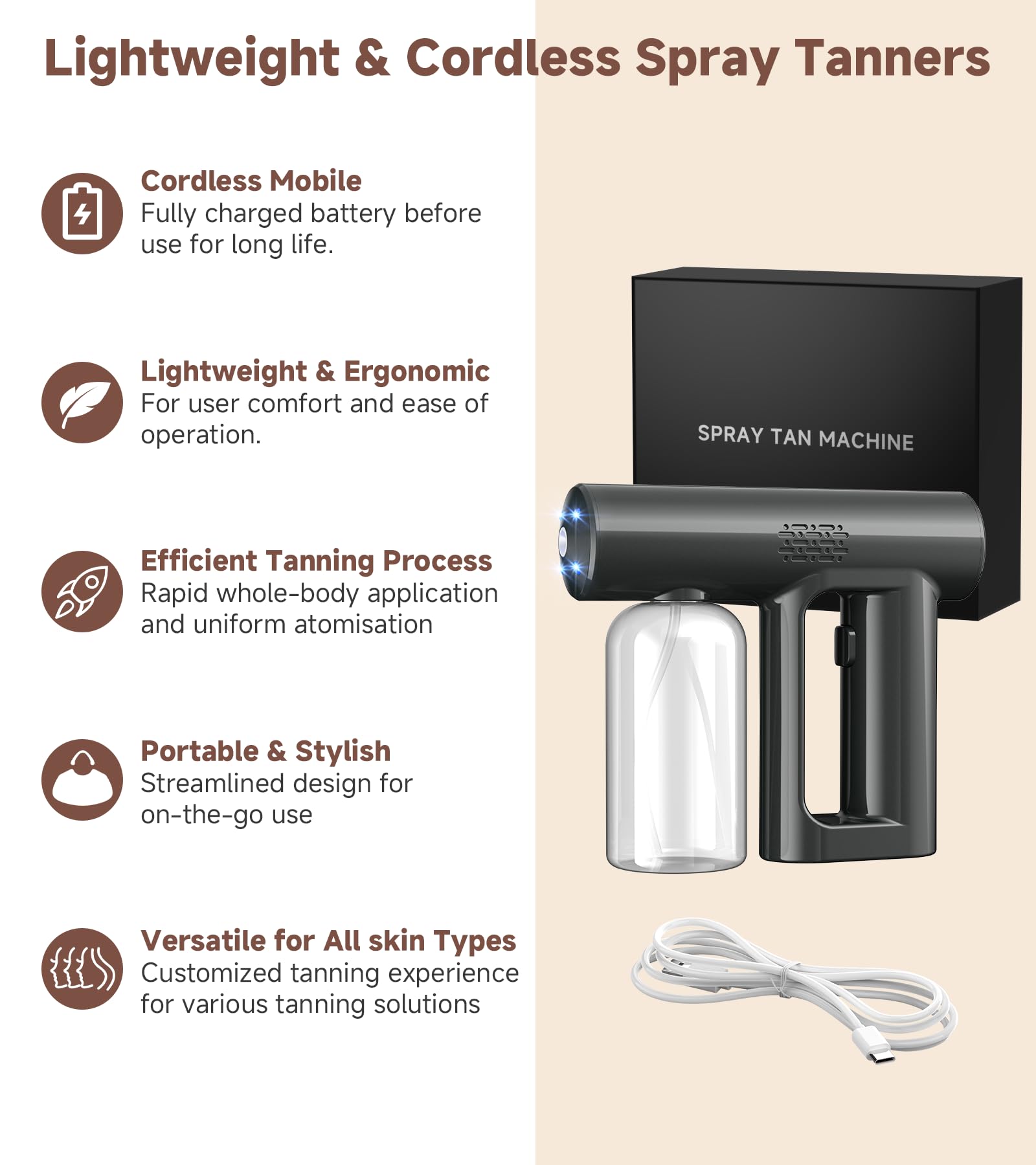 Hoakya lightweight ergonomic design supports extended use without fatigue.