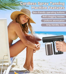 Hoakya one-button operation shows simple spray control.