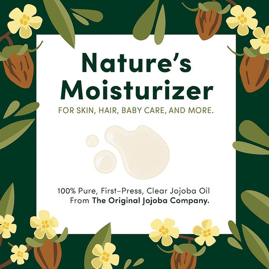 HobaCare Clear Jojoba Oil pour demonstrates colorless, odorless formula ideal for clean blends