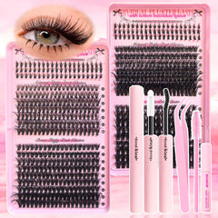 Holipet lash clusters top eyelashes for natural wispy volume with lasting comfort.