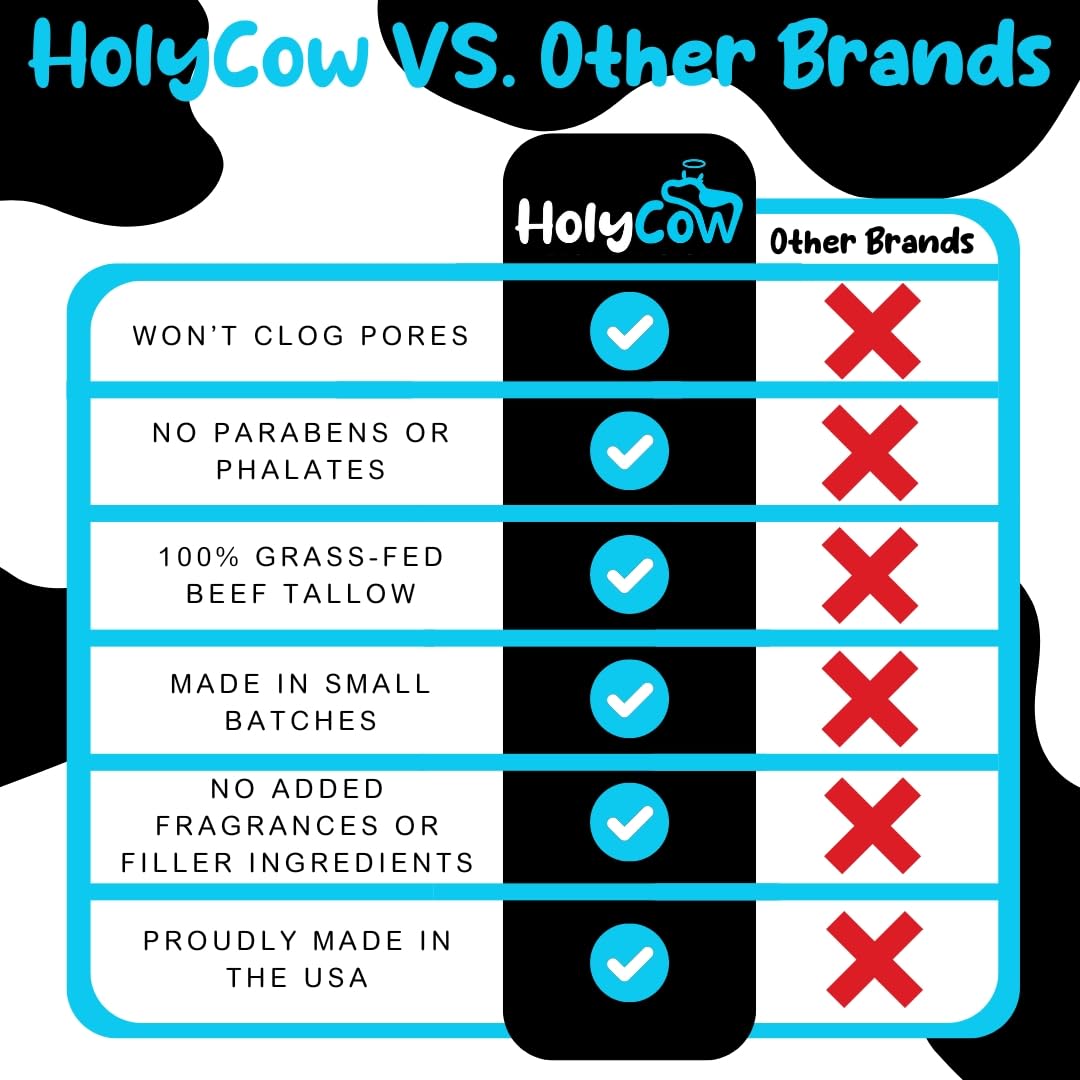 HolyCow baby skin moisturizer tub for gentle, safe baby care