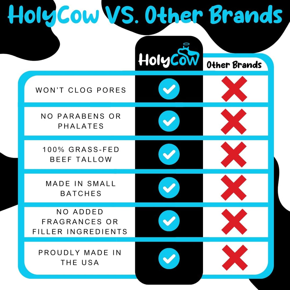 HolyCow baby skin moisturizer tub for gentle, safe baby care