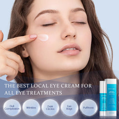 HOLYOM retinol under-eye cream luxury packaging closeup