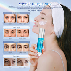 HOLYOM retinol under-eye cream night routine shot