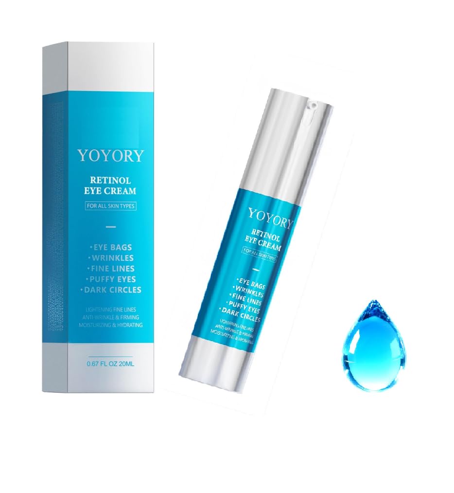 HOLYOM retinol under-eye cream tube closeup for smooth application