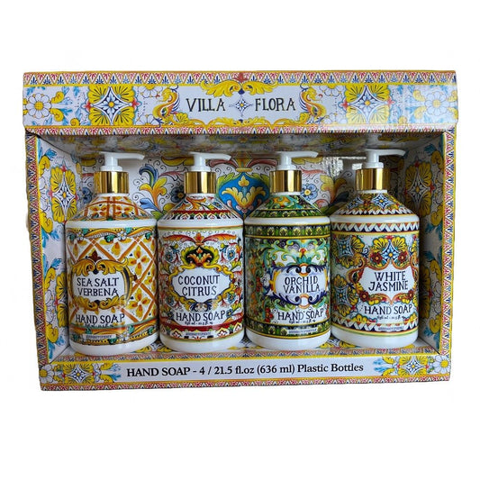 Home and Body Company Coconut Citrus soap bottle for bright daily hand washing.