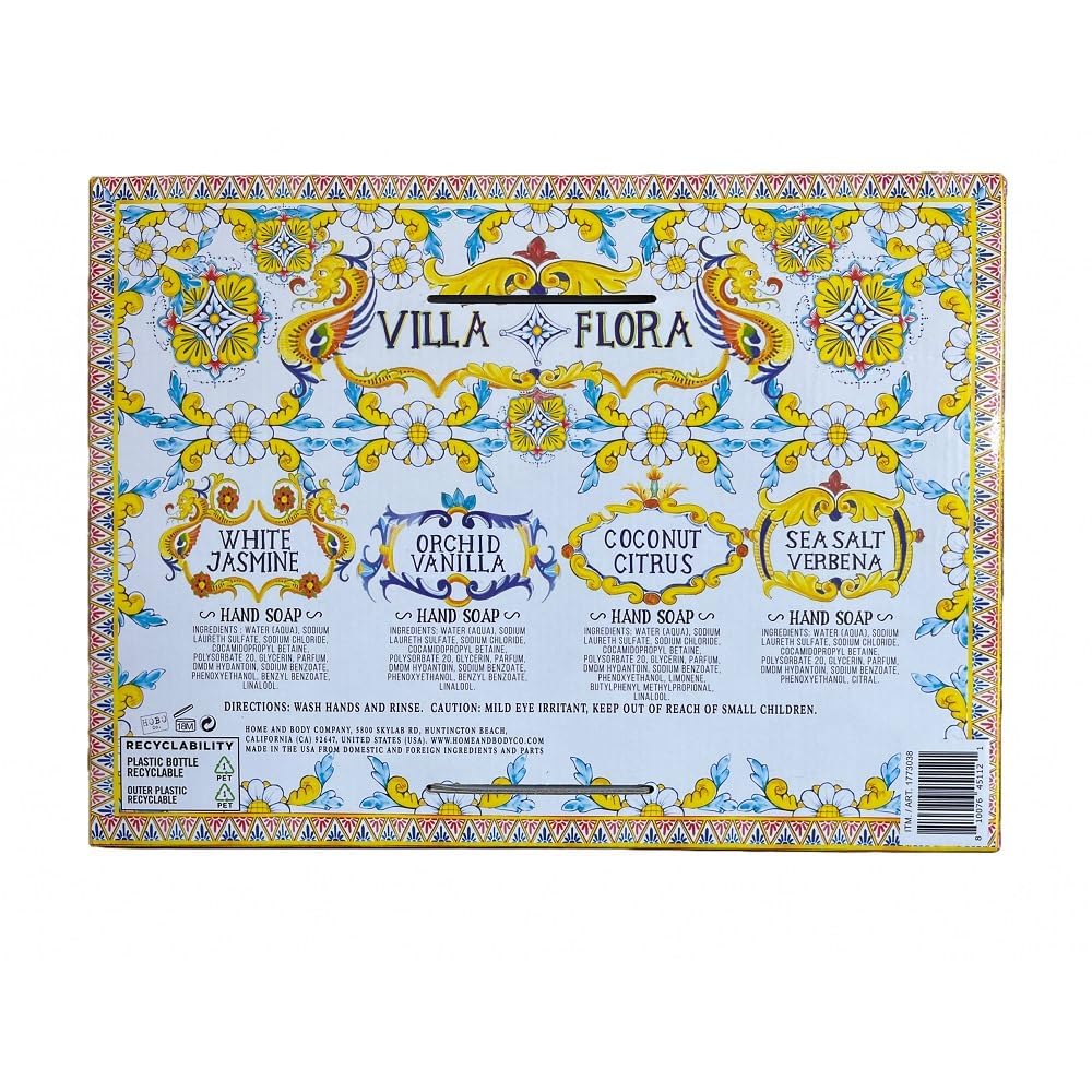 Home and Body Company Villa Flora collection gift-pack enhances gifting appeal for hosts.