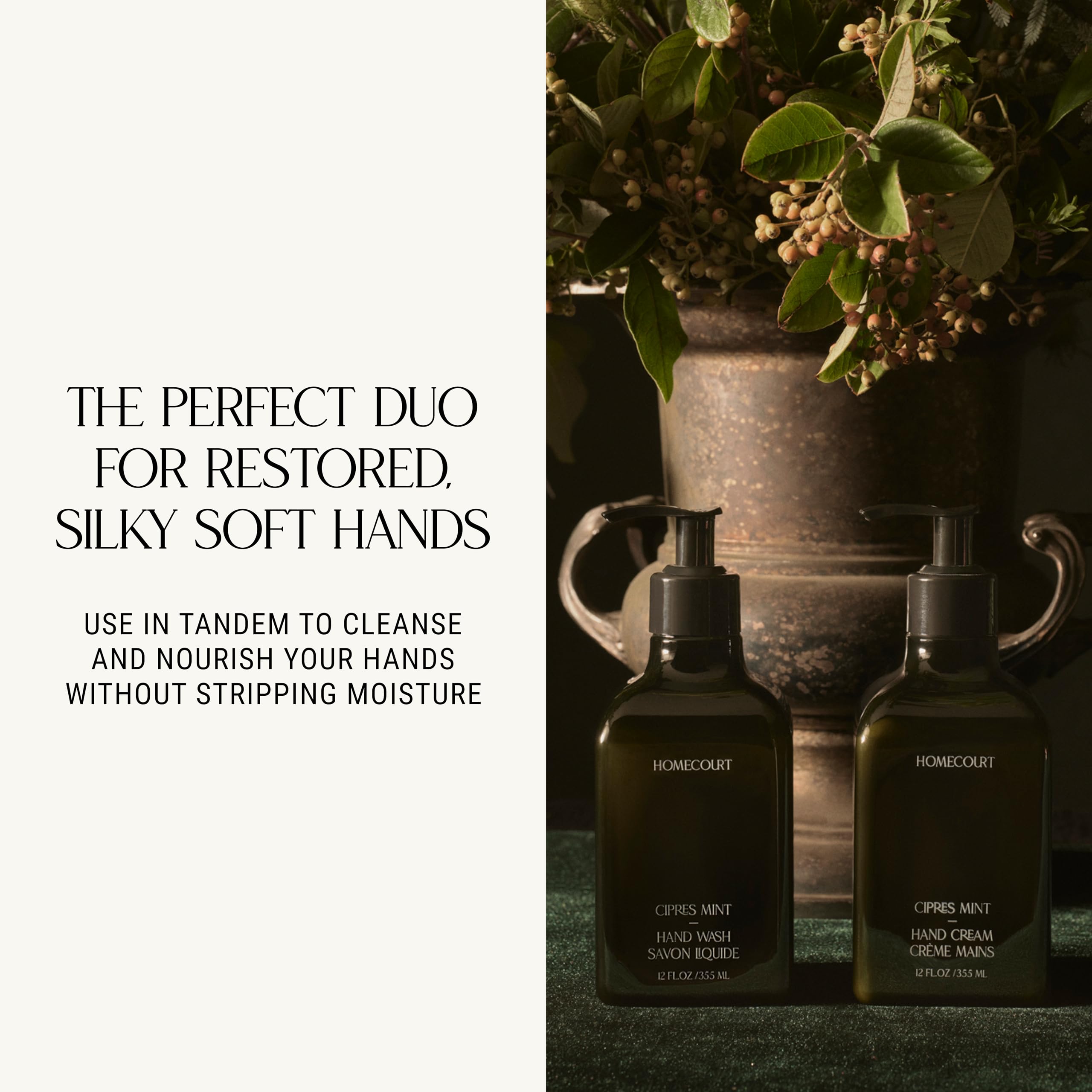 Homecourt Cece hand wash recycled bottle packaging supports eco-friendly routines.