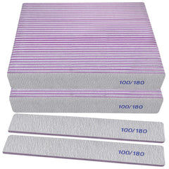 HomeyEra nail files front view with 100/180 grit for natural or acrylic nails