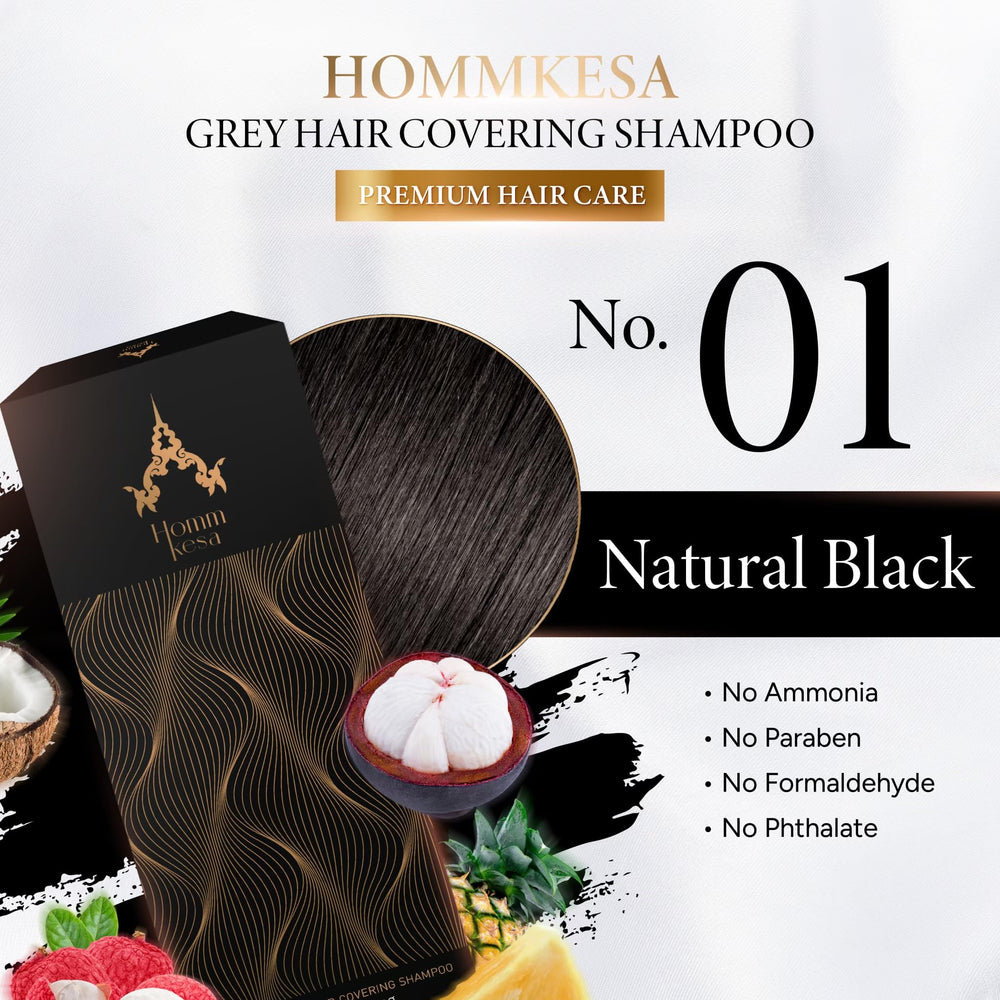 Hommkesa foam lather demonstrates gentle application and even color.