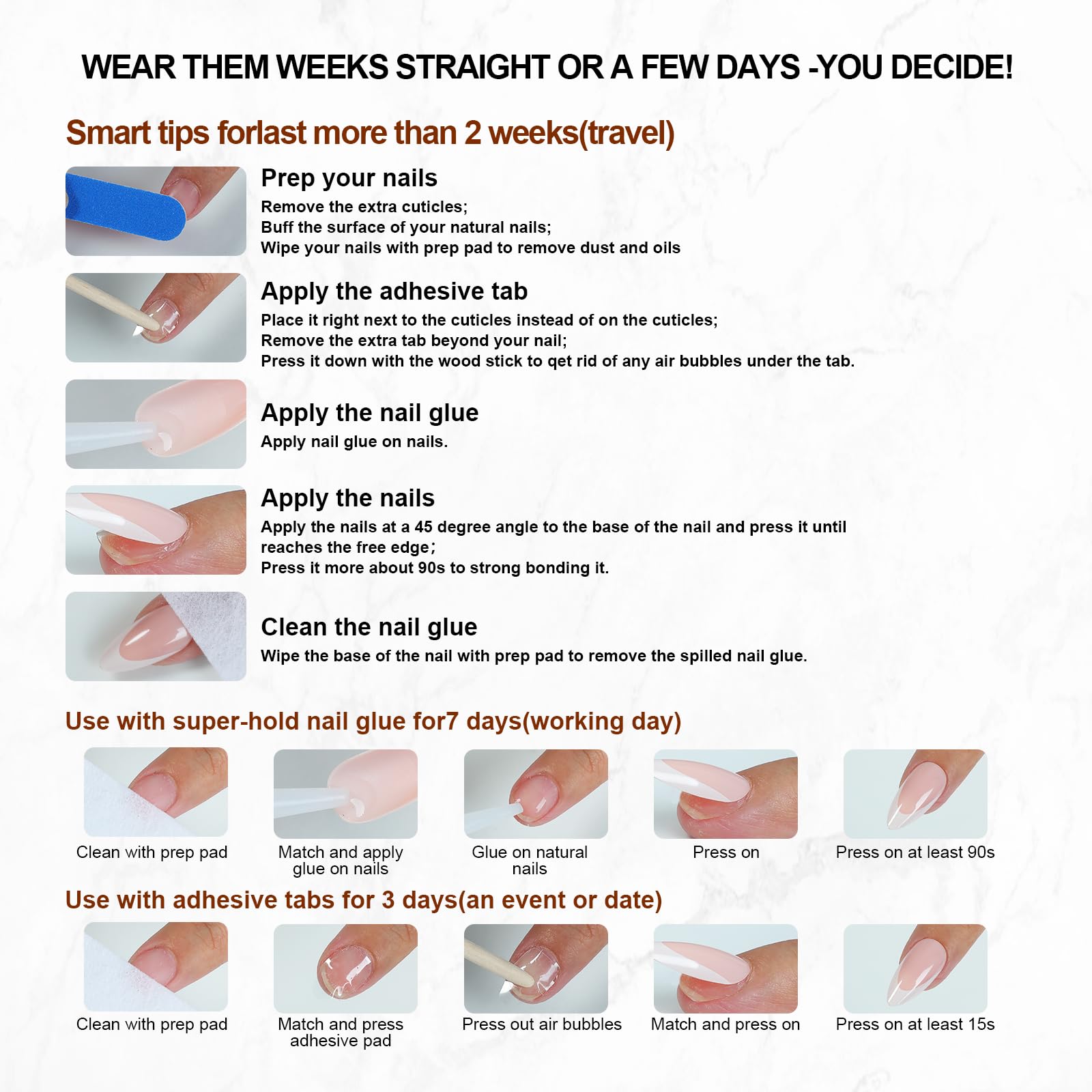 Homsera eco-friendly materials used in beauty nails