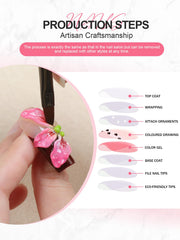 Homsera flexible ABS nails offer a natural look for daily activities