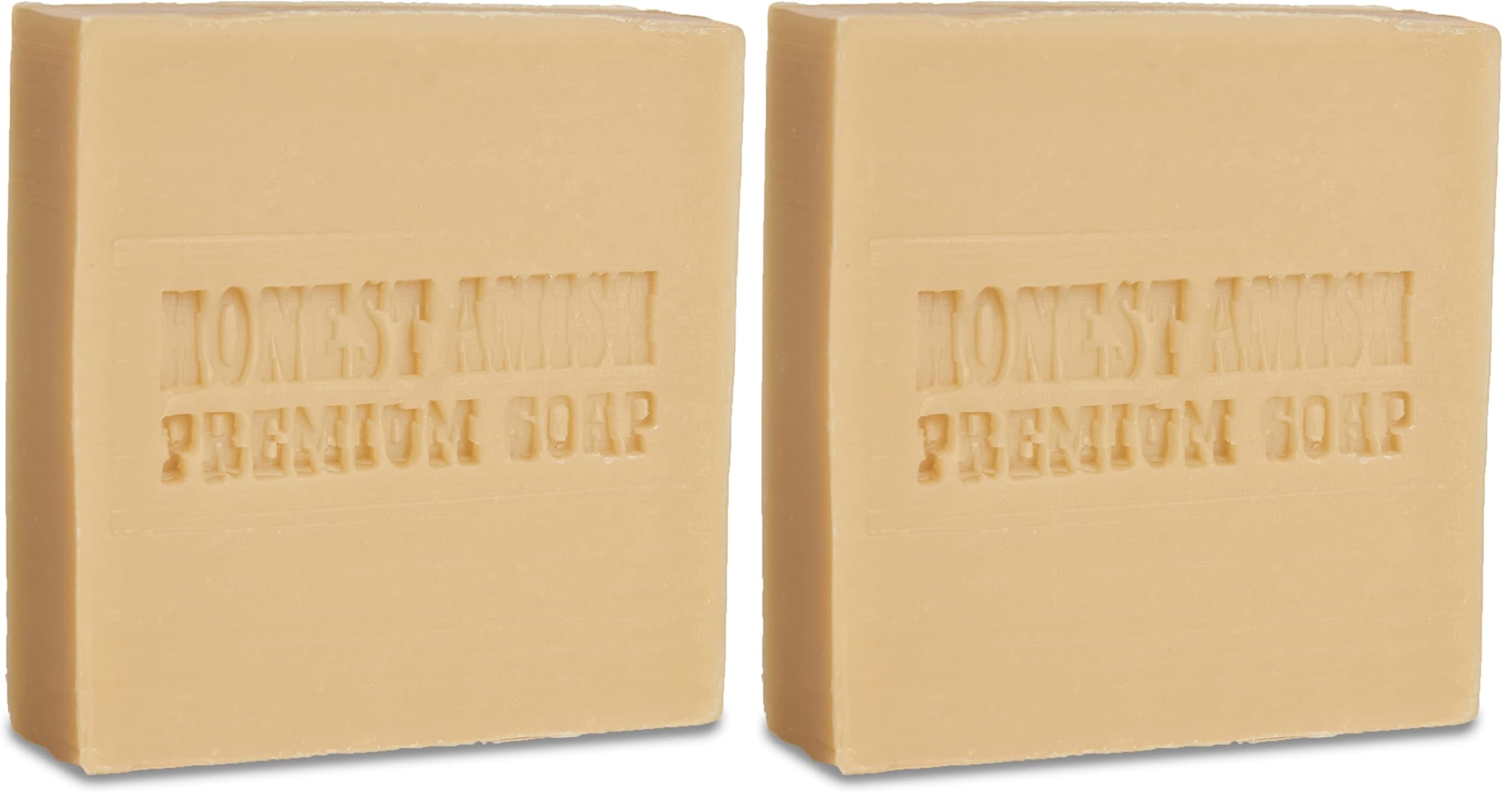 Honest Amish Lavender and Clove Soap Bar front view, gentle daily cleansing.