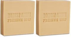 Honest Amish Lavender and Clove Soap Bar front view, gentle daily cleansing.